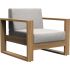 Кресло деревянное с подушками Janus et Cie Matisse Teak JNS/759-95-112/T-CUS