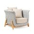 Кресло плетеное с подушками RosaDesign Zante