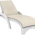 Шезлонг пластиковый с матрасом GS 1009 (Fiji) 234/GS1009/1/WHITE