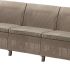 Диван пластиковый Gardeck Корфу Макс (Corfu love seat max) капучино