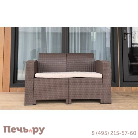 2-х местный диван Royal Family Lana Lux (коричневый) фото