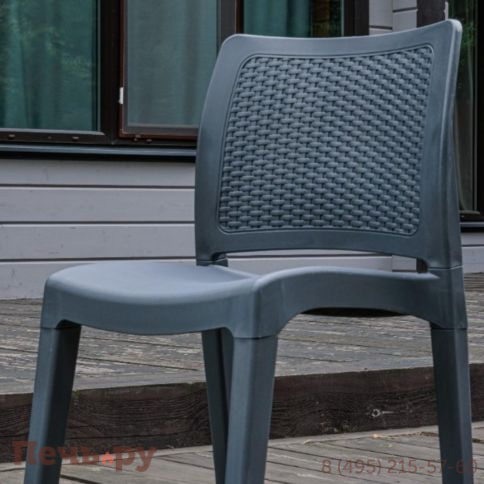 4 стула Royal Family JULY графит фото 2