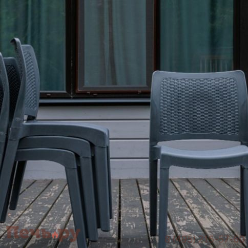 4 стула Royal Family JULY графит фото 3