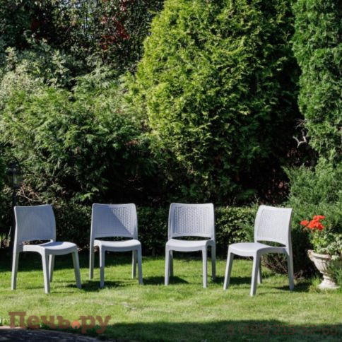 4 стула Royal Family JULY светло-серые фото 3