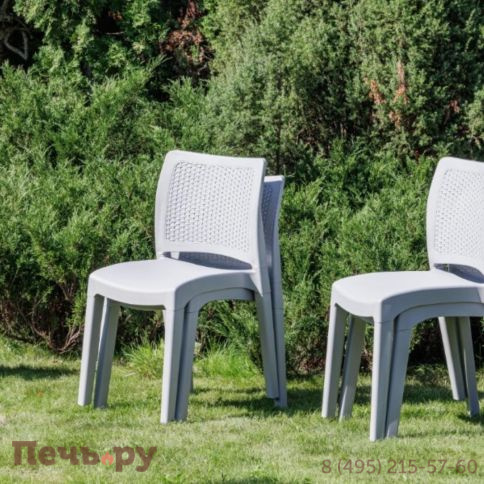 4 стула Royal Family JULY светло-серые фото 5