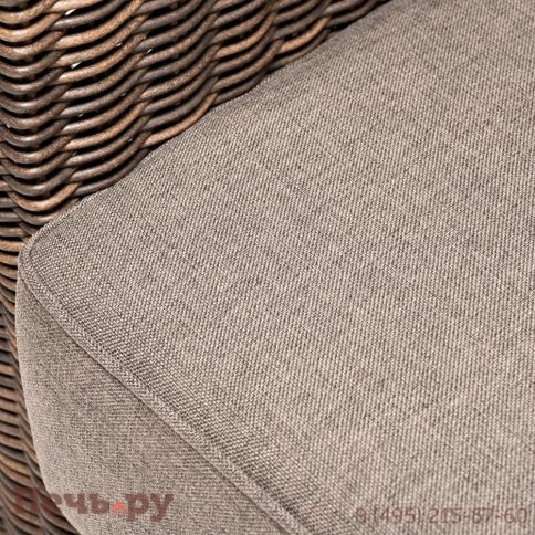 4SiS Боно диван из искусственного ротанга трехместный, цвет коричневый фото 7