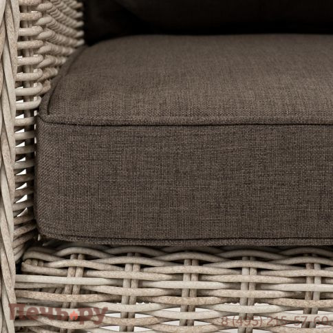 4SiS Гляссе кресло плетеное из искусственного ротанга, цвет бежевый фото 8