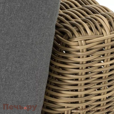 4SiS Капри модуль диванный прямой с подушками, цвет соломенный фото 4