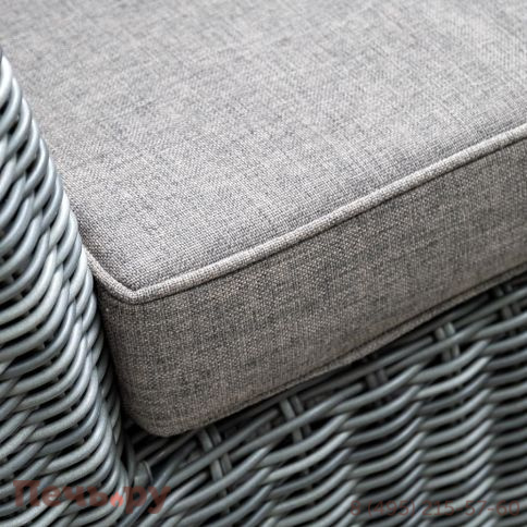 4SiS Капучино диван из искусственного ротанга двухместный, цвет графит фото 7