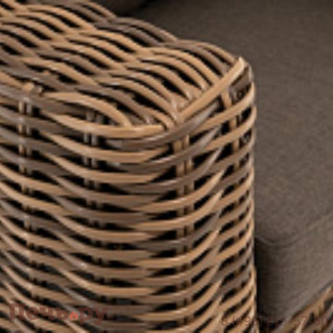 4SiS Палермо кресло из искусственного ротанга, цвет соломенный фото 5