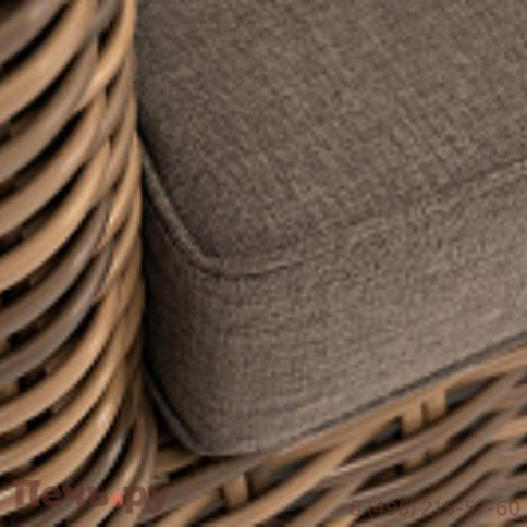 4SiS Палермо кресло из искусственного ротанга, цвет соломенный фото 7