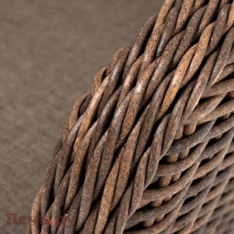 4SiS Прованс кресло из искусственного ротанга, цвет коричневый фото 9