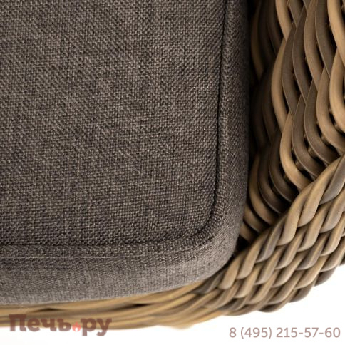 4SiS Прованс кресло из искусственного ротанга, цвет соломенный фото 6