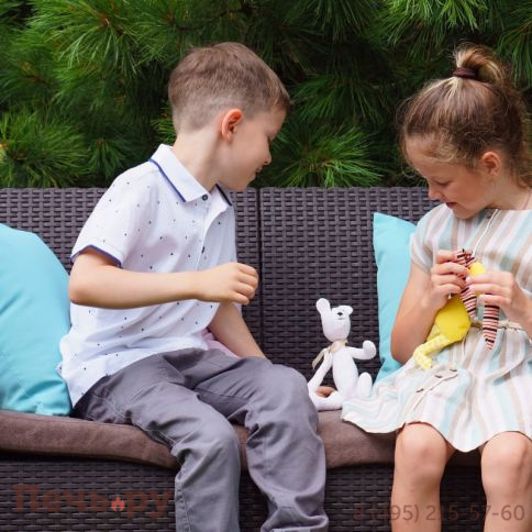 Диван двухместный Gardeck Arizona b:rattan, венге (2-х местная подушка) фото 19