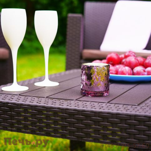 Кресло Gardeck Arizona b:rattan  (2шт.), венге (2 подушки) фото 15