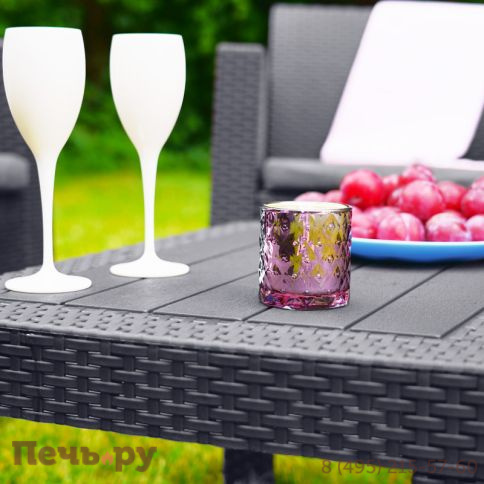 Столик журнальный Gardeck Arizona b:rattan, антрацит фото 2