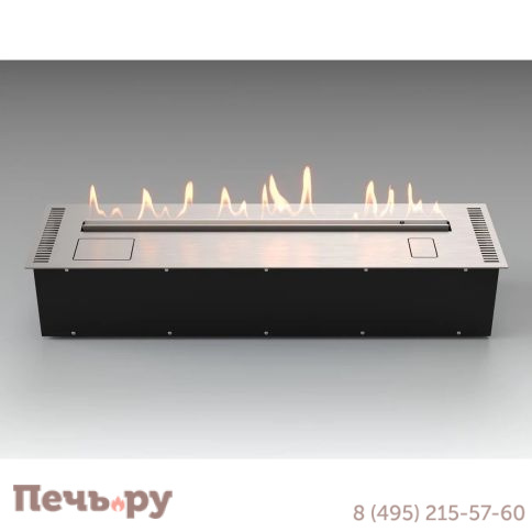 Автоматический биокамин Lux Fire Smart Flame 1000 RC INOX фото 2