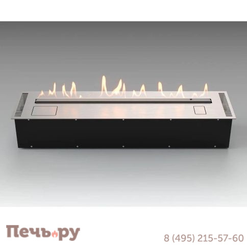 Автоматический биокамин Lux Fire Smart Flame 1400 RC INOX фото 2