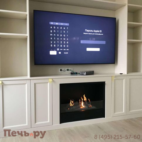 Автоматический биокамин  SappFire Chalet с объемным горением пламени 1200, с откидным лючком фото 10