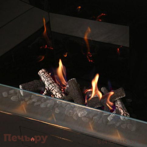 Автоматический биокамин  SappFire Chalet с объемным горением пламени 950, с откидным лючком фото 2