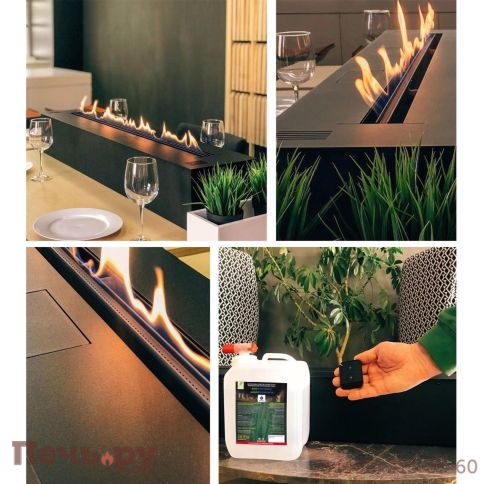 Автоматический биокамин  SappFire Standard (топливный блок 1500) фото 6