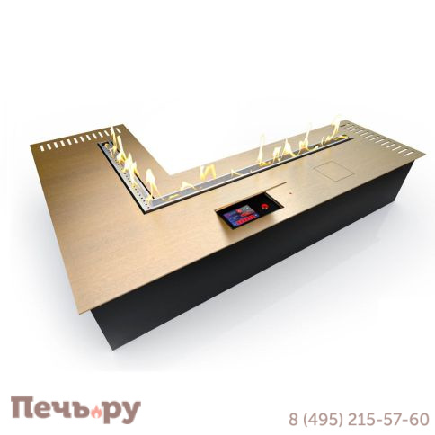 Автоматический биокамин ZeFire Automatic M 1000х1400 угловой фото 2