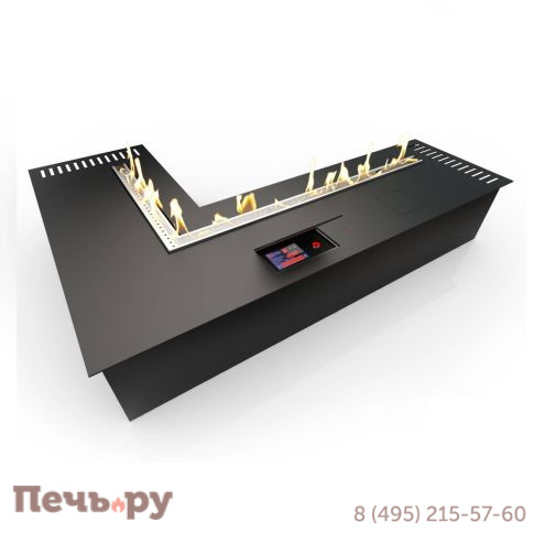 Автоматический биокамин ZeFire Automatic M 1000х1400 угловой фото