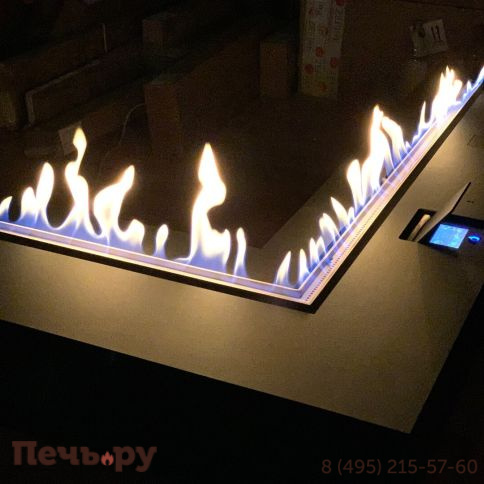 Автоматический биокамин ZeFire M 600х900 угловой с ДУ фото 7