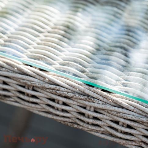 Айриш 4SiS стол плетеный из искусственного ротанга, цвет бежевый фото 7