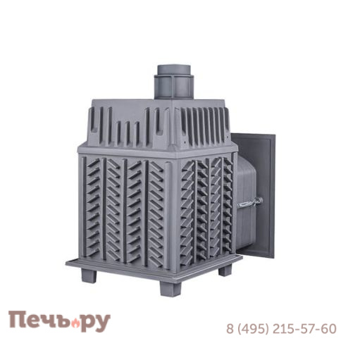 Банная чугунная печь GFS Гром 30 (П2) под обкладку фото 2