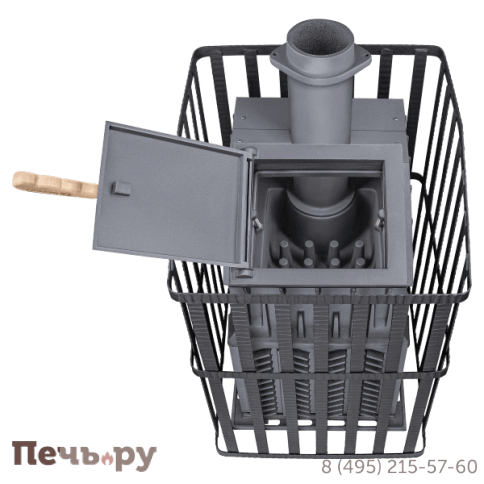 Банная чугунная печь GFS Гром Ураган 30 (П2) фото 3