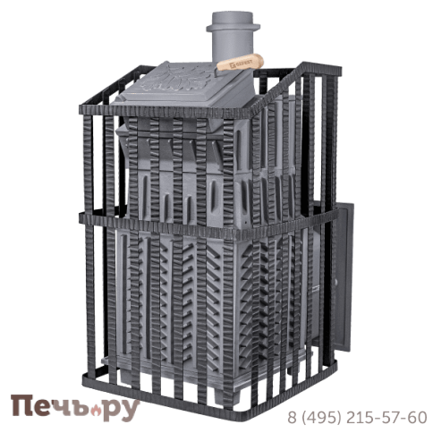 Банная чугунная печь GFS Гром Ураган 30 (П2) фото 5