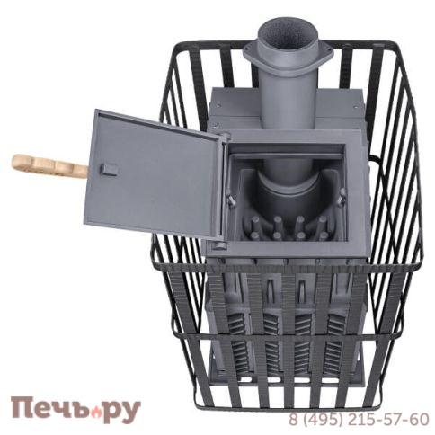 Банная чугунная печь GFS   Гром Ураган 30П фото 3