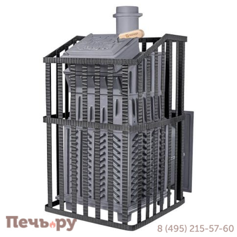 Банная чугунная печь GFS   Гром Ураган 30П фото 5