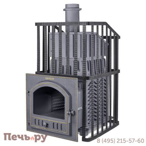 Банная чугунная печь GFS   Гром Ураган 30П фото