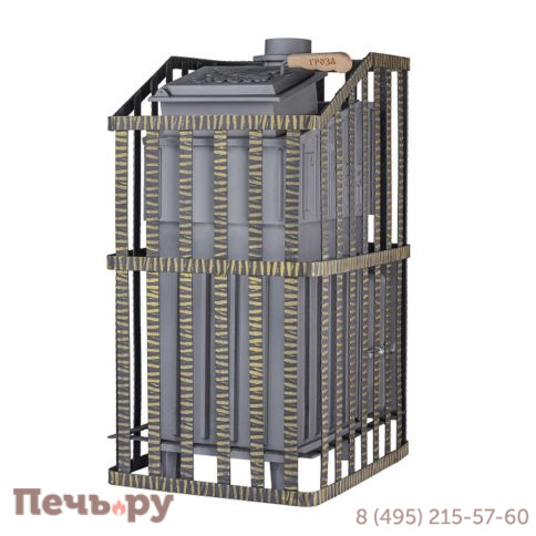 Банная чугунная печь GFS Гроза 24 (М) Ураган фото 3