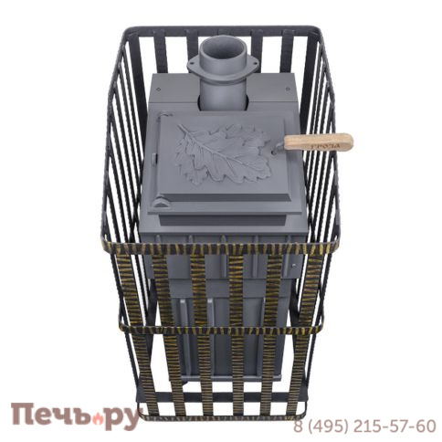 Банная чугунная печь GFS Гроза 24 (П) Ураган фото 2