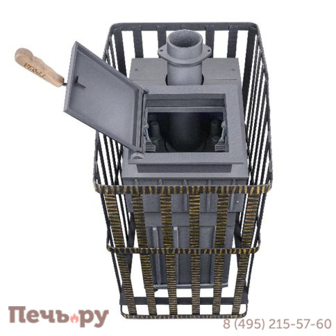 Банная чугунная печь GFS Гроза 24 (П) Ураган фото 4