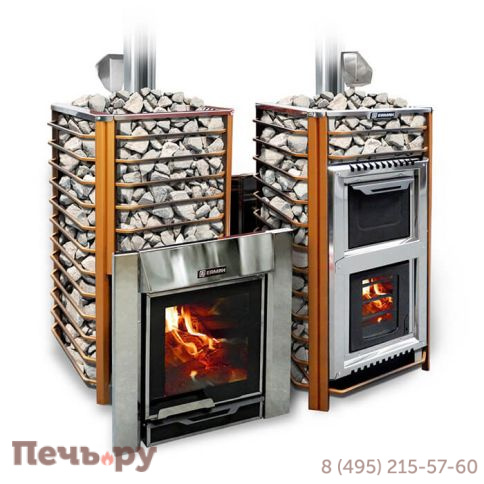 Банная печь Ермак 30 Сетка Люкс (сталь) фото
