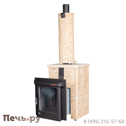 Банная печь Ферингер Ламель ПФ Квадра до 25 куб. м. в ламелях фото 5