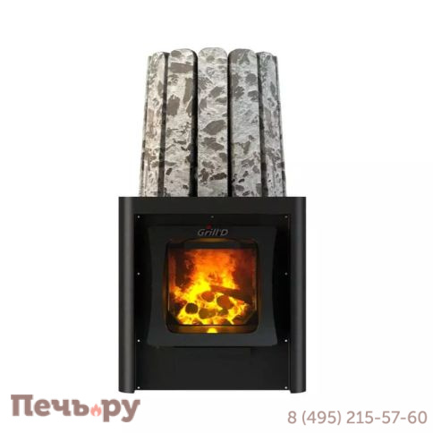 Банная печь Grill'D Cometa Vega 180 Long Window Max Stone Pro (Серпентинит) фото 6