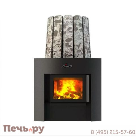 Банная печь Grill'D Cometa Vega 180 Window Stone Pro (Серпентинит) фото 4