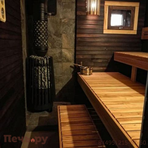 Банная печь Grill'D Cometa Vega 350 Window Max Stone Pro (Серпентинит) фото 2