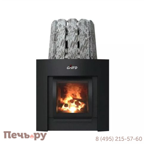 Банная печь Grill'D Cometa Vega 350 Window Max Stone Pro (Серпентинит) фото 6