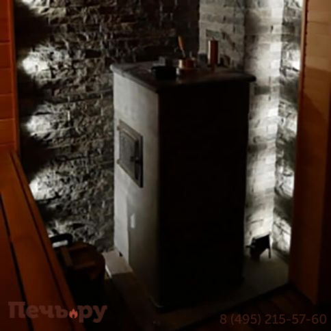 Банная печь ИзиСтим Сочи-М2 в кожухе из талькохлорита фото 4