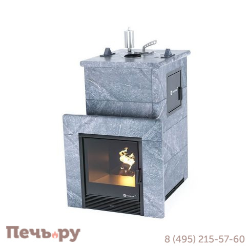 Банная печь ИзиСтим Сочи-М2 в кожухе из талькохлорита фото