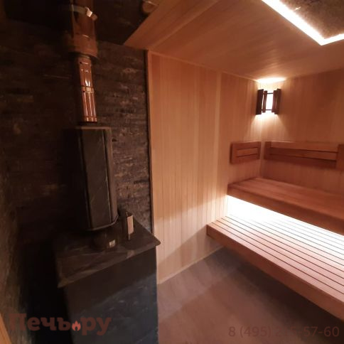 Банная печь ИзиСтим Сочи в кожухе из талькохлорита фото 6