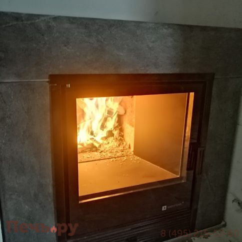 Банная печь ИзиСтим Сочи в кожухе из талькохлорита фото 8