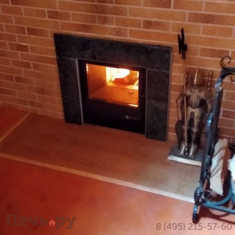 Банная печь ИзиСтим Ялта 15 в кожухе из природного камня фото 8