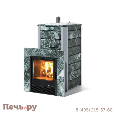 Банная печь ИзиСтим Ялта 40/2024 в облицовке из камня (сталь AISI 430) фото 2